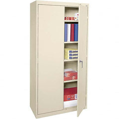 ALERA - 4 Shelf Locking Storage Cabinet - USA Tool & Supply