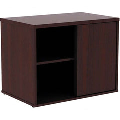 ALERA - 1 Shelf Sliding Door Storage Cabinet - USA Tool & Supply