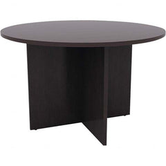 ALERA - Stationary Tables Type: Conference Table Material: Textured Woodgrain Laminate - USA Tool & Supply