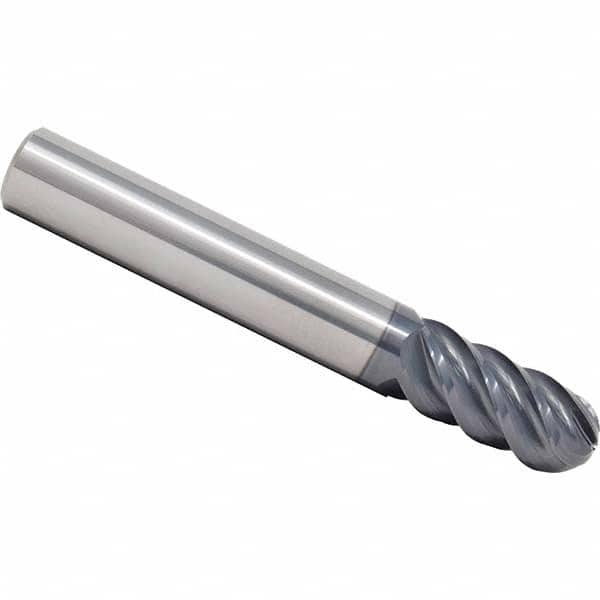 SGS - Ball End Mills Mill Diameter (Inch): 1 Mill Diameter (Decimal Inch): 1.0000 - USA Tool & Supply
