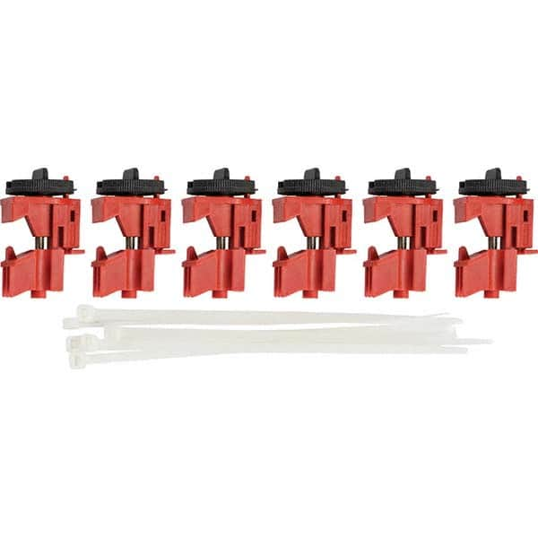 Brady - Pack of 6 Multi-Pole Circuit Breaker Lockouts - USA Tool & Supply