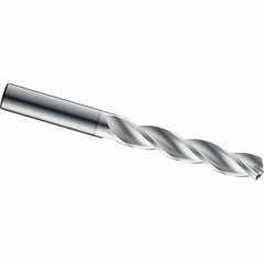 SGS - 3.3mm 124° Spiral Flute Solid Carbide Screw Machine Drill Bit - USA Tool & Supply