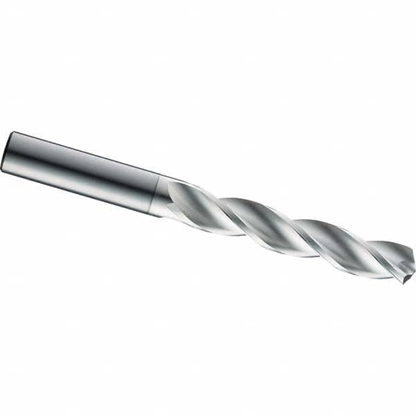 SGS - 15/32" 124° Spiral Flute Solid Carbide Screw Machine Drill Bit - USA Tool & Supply