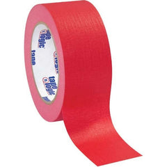 Tape Logic - Pack of (12), 60 Yd Rolls 2" Red Crepe Paper Masking Tape - USA Tool & Supply
