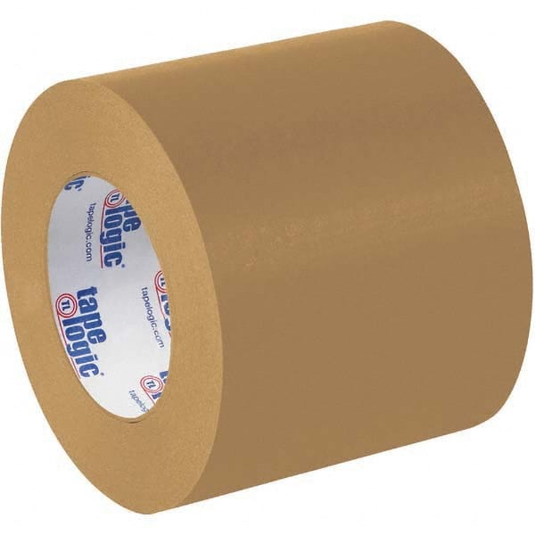 Tape Logic - Pack of (6), 60 Yd Rolls 4" Brown Crepe Paper Masking Paper - USA Tool & Supply