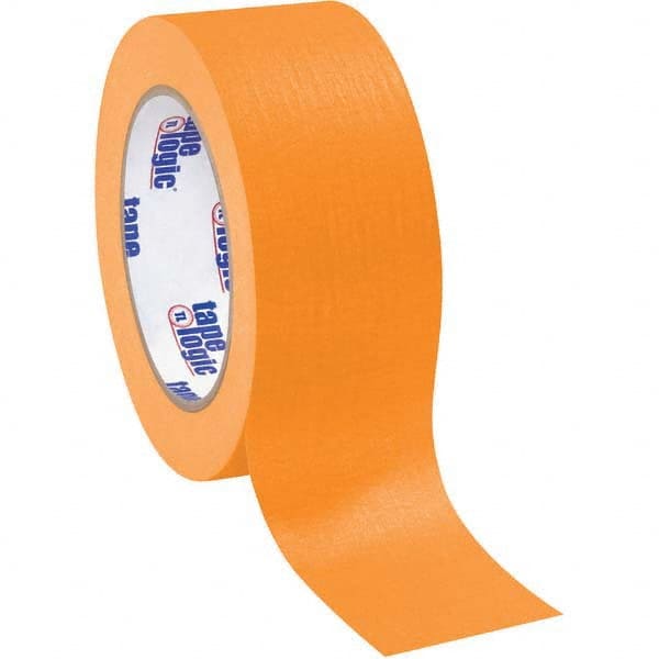 Tape Logic - Pack of (12), 60 Yd Rolls 2" Orange Crepe Paper Masking Tape - USA Tool & Supply