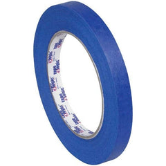 Tape Logic - Pack of (72), 60 Yd Rolls 1/2" Blue Crepe Paper Painter's Tape - USA Tool & Supply