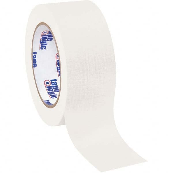 Tape Logic - Pack of (12), 60 Yd Rolls 2" White Crepe Paper Masking Tape - USA Tool & Supply