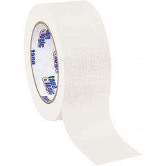 Tape Logic - Pack of (12), 60 Yd Rolls 2" White Crepe Paper Masking Tape - USA Tool & Supply