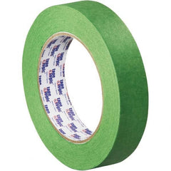 Tape Logic - Pack of (12), 60 Yd Rolls 1" Green Crepe Paper Painter's Tape - USA Tool & Supply