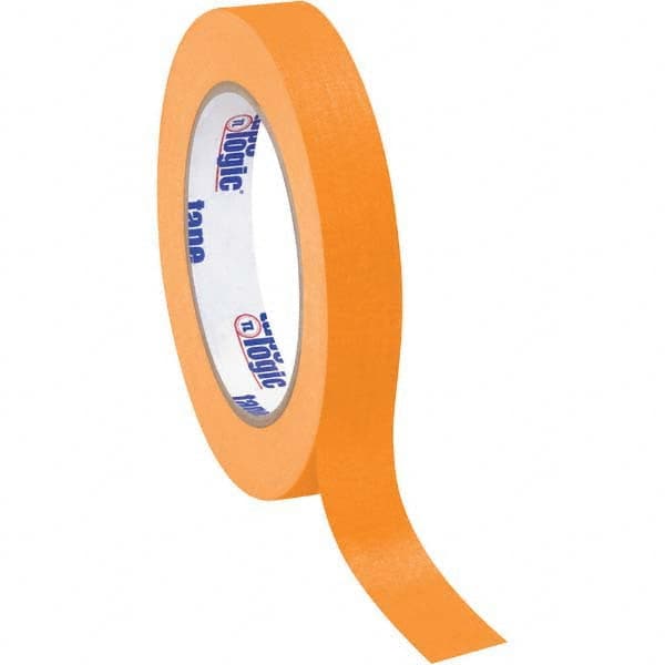 Tape Logic - Pack of (12), 60 Yd Rolls 3/4" Orange Crepe Paper Masking Tape - USA Tool & Supply
