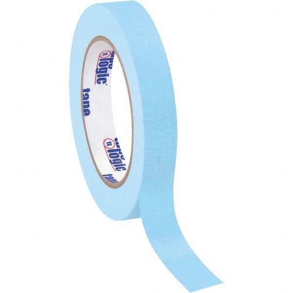 Tape Logic - Pack of (12), 60 Yd Rolls 3/4" Light Blue Crepe Paper Masking Tape - USA Tool & Supply