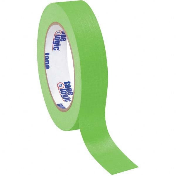 Tape Logic - Pack of (12),60 Yd Rolls 1" Light Green Crepe Paper Masking Tape - USA Tool & Supply
