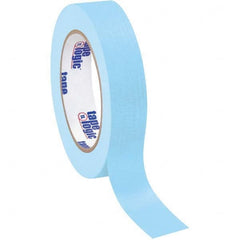 Tape Logic - Pack of (12), 60 Yd Rolls 1" Light Blue Crepe Paper Masking Tape - USA Tool & Supply