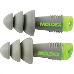 Moldex - 200 1-Pack Pairs Reusable Uncorded 27 dB Flanged Earplugs - USA Tool & Supply