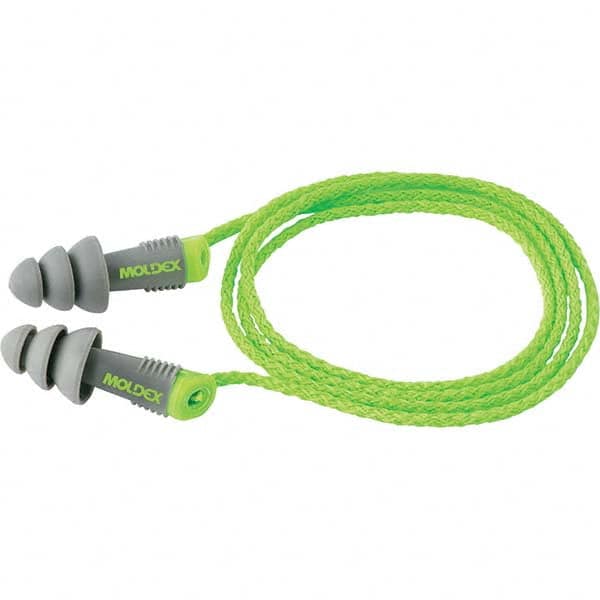 Moldex - 200 1-Pack Pairs Reusable Corded 27 dB Flanged Earplugs - USA Tool & Supply