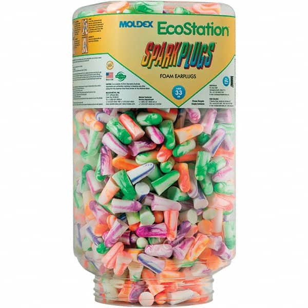 Moldex - 4 500-Pack Cases Twist Knob Earplug Dispenser with 33 dB Taper End Earplugs - USA Tool & Supply