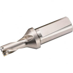 Kyocera - 24mm Max Drill Depth, 2xD, 12mm Diam, Indexable Insert Drill - USA Tool & Supply