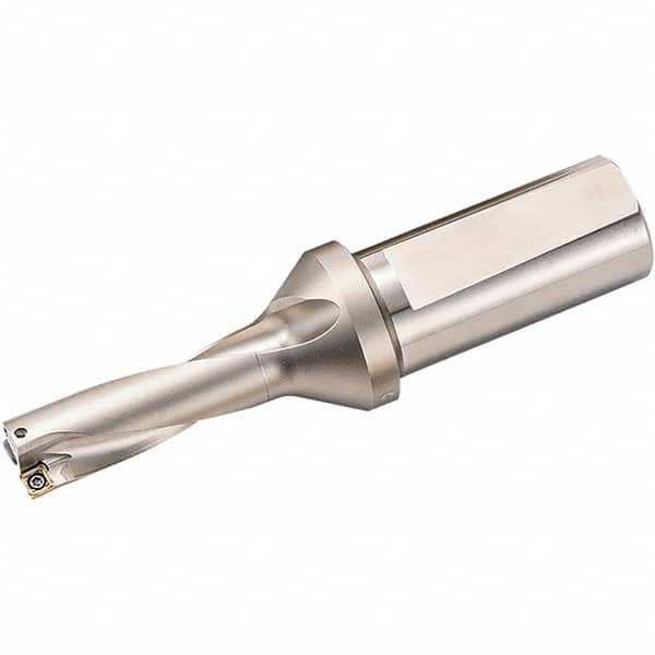 Kyocera - 2.8346" Max Drill Depth, 2xD, 1.4173" Diam, Indexable Insert Drill - USA Tool & Supply