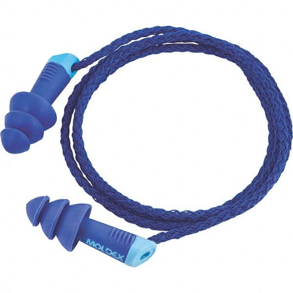 Moldex - 200 1-Pack Pairs Reusable Corded 27 dB Flanged Earplugs - USA Tool & Supply