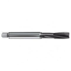 M4x0.70 4HX 3-Flute Cobalt Semi-Bottoming 10 degree Spiral Flute Tap-TiAlN - USA Tool & Supply