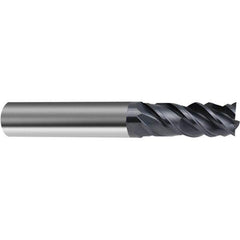 Guhring - 5/16", 4 Flute, Single End, Solid Carbide, Corner Chamfer End Mill - 2-1/2" OAL, 45° Helix, Right Hand Flute, 13/16 LOC, Right Hand Cut - USA Tool & Supply