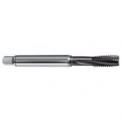 M6x0.50 4HX 3-Flute Cobalt Semi-Bottoming 10 degree Spiral Flute Tap-TiAlN - USA Tool & Supply