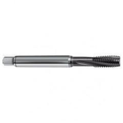 M8x0.75 4HX 3-Flute Cobalt Semi-Bottoming 10 degree Spiral Flute Tap-TiAlN - USA Tool & Supply