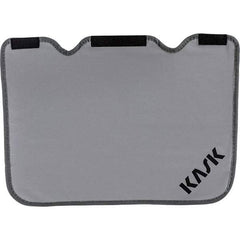 Kask America - Polyester Hard Hat Neck Shade - Adhesive Attachment, Gray, Compatible with KASK Superplasma - USA Tool & Supply