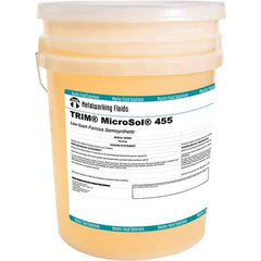 Master Fluid Solutions - TRIM MicroSol 455, 5 Gal Pail Cutting Fluid - Semisynthetic - USA Tool & Supply