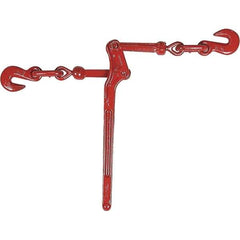 Campbell - 6,600 Lb Load Capacity Ratchet Loadbinder - 3/8" Max Chain Size, 8" Take Up, Chain Grade 70 - USA Tool & Supply