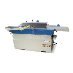 Jointers; Maximum Cutting Width (Inch): 18; Maximum Cutting Depth (Inch): 1/4; Cutter Head Speed (RPM): 5700.00; Table Length (Inch): 98; Voltage: 220; Horsepower (HP): 7.5; Phase: 3; Maximum Fence Tilt (Left) (Degrees): 45.00; Maximum Fence Tilt (Right)