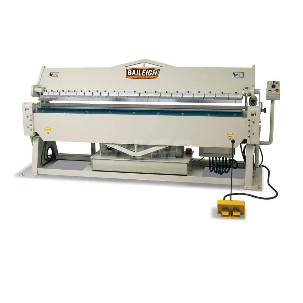 Press Brakes; Bending Length (Inch): 96; Machine Type: Bender; Press Brake Style: Box & Pan; Maximum Mild Steel Capacity (Gauge): 12; Maximum Stainless Steel Capacity (Gauge): 16; Number of Fingers: 22; Finger Width (Inch): 3; 4; 5; 6; Maximum Depth of Bo