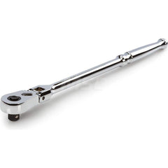 Ratchet: 3/8″ Drive, Oval Head 12″ OAL, Chrome-Plated