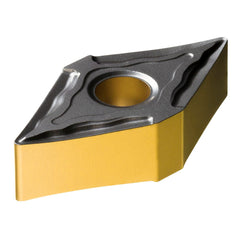 Turning Insert:  DNMG 15 04 16-MF 4415, TiCN, Al2O3 & TiN Finish,  Neutral,  0.0625″ Corner Radius,  N/A Series  DNMG-MF (ISO P)