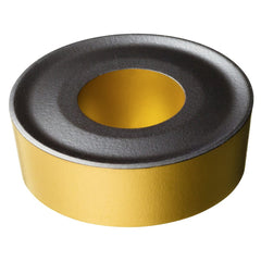 Turning Insert:  RCMX 16 06 00 4415, TiCN, Al2O3 & TiN Finish,  Neutral,  0.3150″ Corner Radius,  N/A Series  RCMX