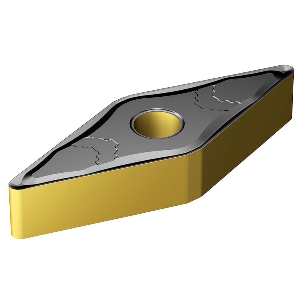 Turning Insert:  VNMG 16 04 08-PMC 4425,  Solid Carbide TiCN, Al2O3 & TiN Finish,  Neutral,  0.0313″ Corner Radius,  N/A Series  VNMG-PMC