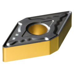 Turning Insert:  DNMG 15 06 08-MR 4415, TiCN, Al2O3 & TiN Finish,  Neutral,  0.0313″ Corner Radius,  N/A Series  DNMG-MR (ISO P)