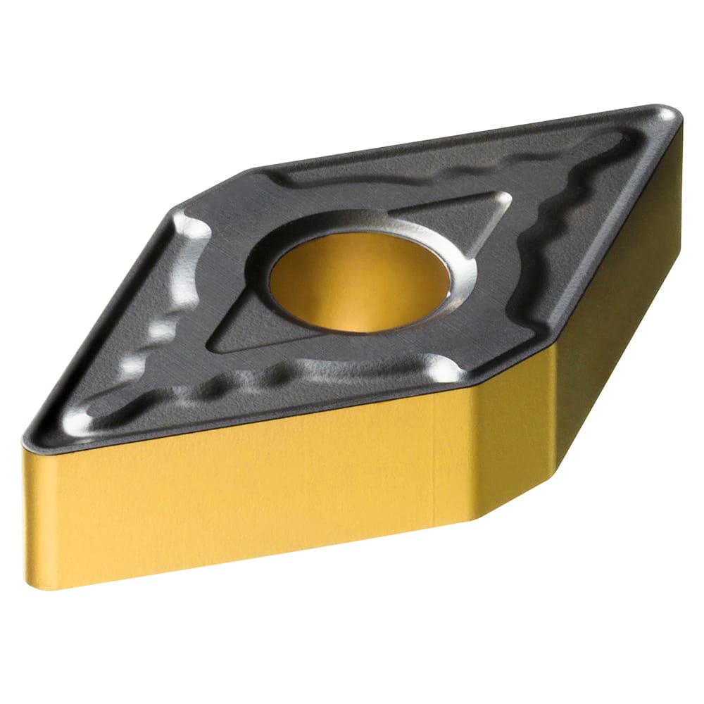 Turning Insert:  DNMG 15 04 08-MR 4425,  Solid Carbide TiCN, Al2O3 & TiN Finish,  Neutral,  0.0313″ Corner Radius,  N/A Series  DNMG-MR (ISO P)