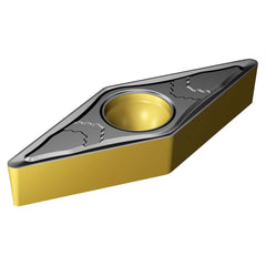 Turning Insert:  VBMT 16 04 08-PMC 4415, TiCN, Al2O3 & TiN Finish,  Neutral,  0.0313″ Corner Radius,  N/A Series  VBMT-PMC