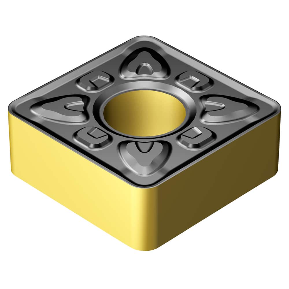 Turning Insert:  SNMG 12 04 12-XMR 4415, TiCN, Al2O3 & TiN Finish,  Neutral,  0.0469″ Corner Radius,  N/A Series  SNMG-XMR