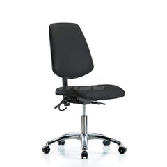 Task Chair: ESD Vinyl, Black