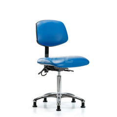 Task Chair: ESD Vinyl, Blue