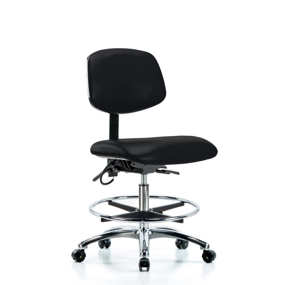 Task Chair: ESD Vinyl, Black