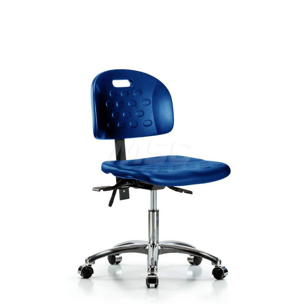 Task Chair: Polyurethane, Blue