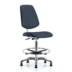 Task Chair: Vinyl, Imperial Blue