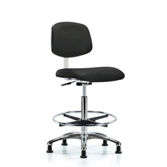 Task Chair: Vinyl, Black