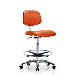 Task Chair: Vinyl, Orange Kist