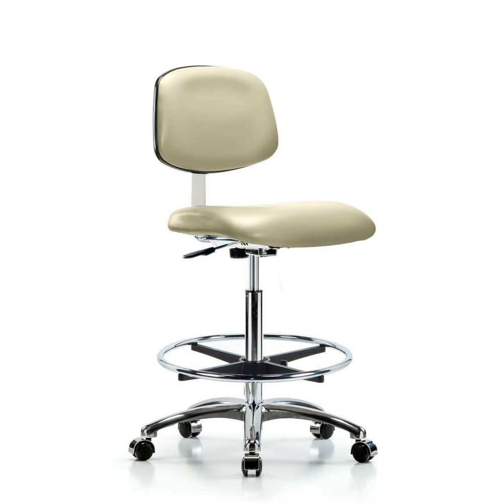 Task Chair: Vinyl, Adobe White