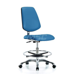 Task Chair: ESD Vinyl, Blue